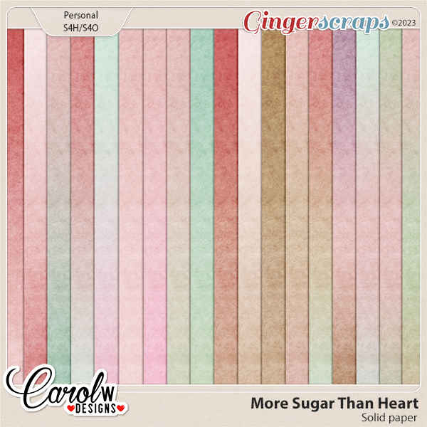 More Sugar Than Heart-Solid paper