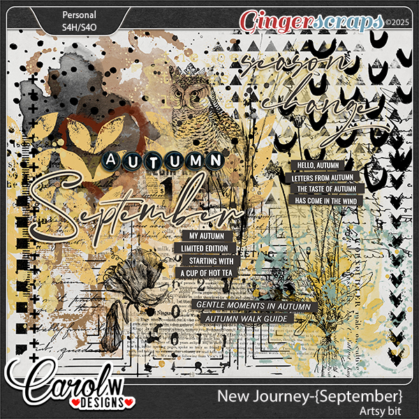 New Journey-{September}-Artsy bits