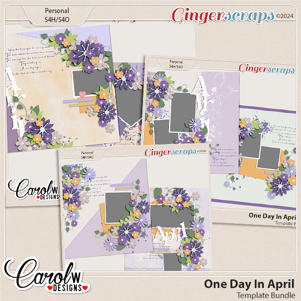 One Day In April-Template Bundle