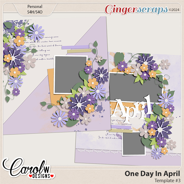 One Day In April-Template Vol3