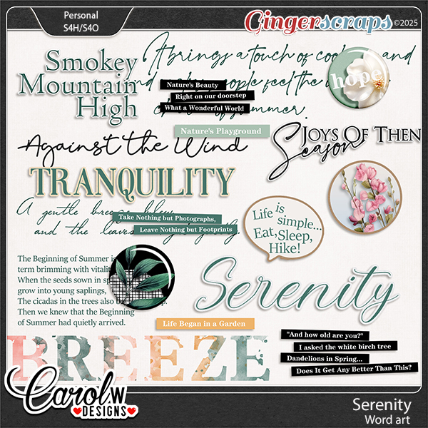 Serenity-Word art