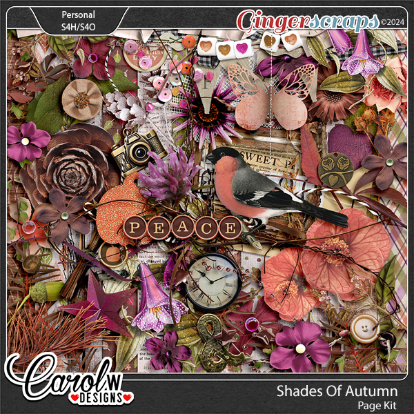 Shades Of Autumn-Page Kit
