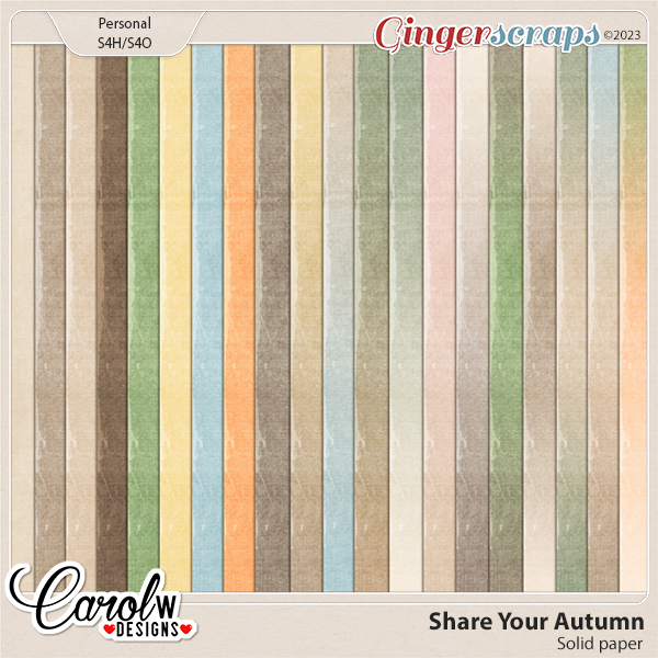 Share Your Autumn-Solid paper