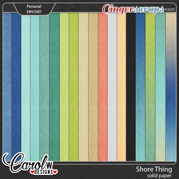 Shore Thing-Solid papers