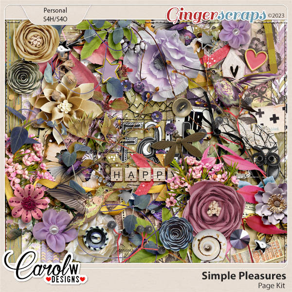 Simple Pleasures-Page Kit