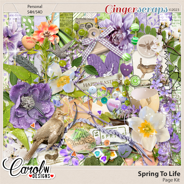 Spring To Life-Page Kit