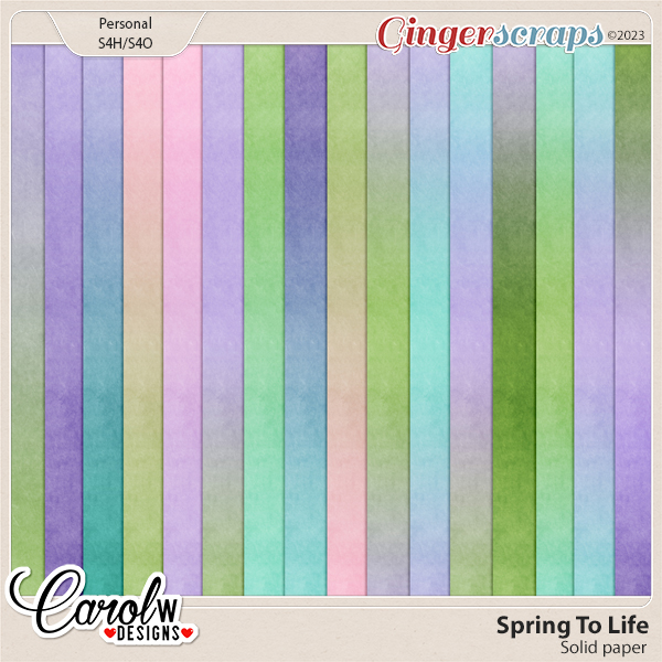 Spring To Life-Solid paper