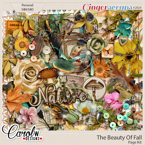 The Beauty Of Fall-Page Kit
