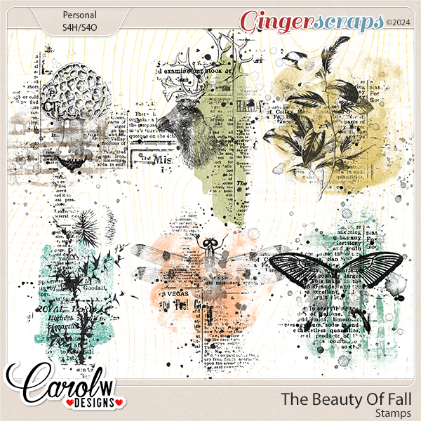 The Beauty Of Fall-Stamps
