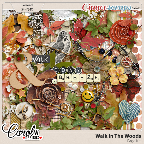 Walk In The Woods-Page Kit