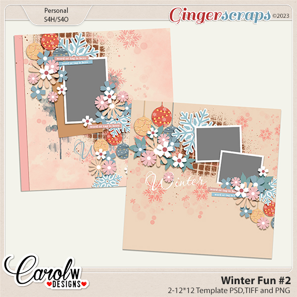 Winter Fun-Template #2