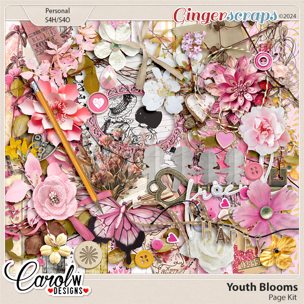 Youth Blooms-Page Kit