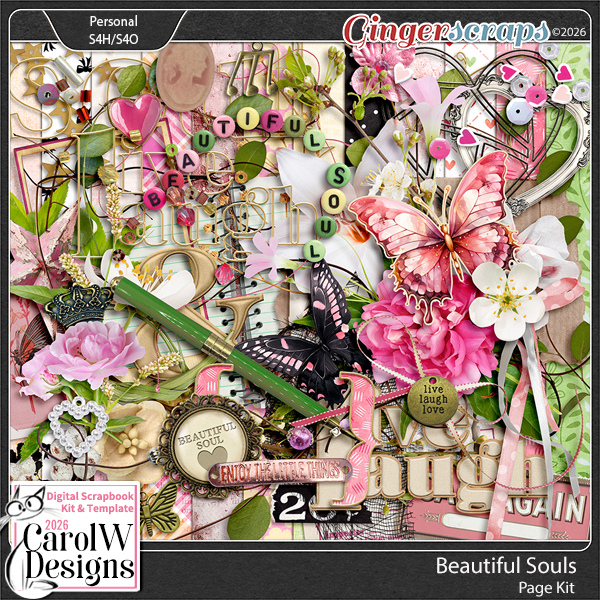 Beautiful Souls-Page Kit