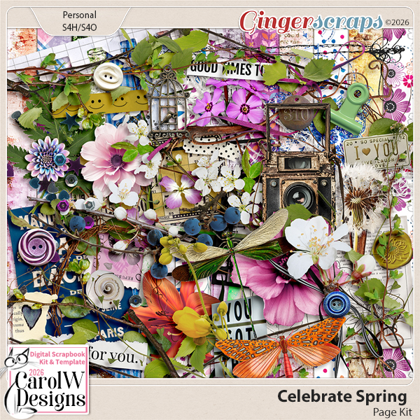 Celebrate Spring-Page Kit