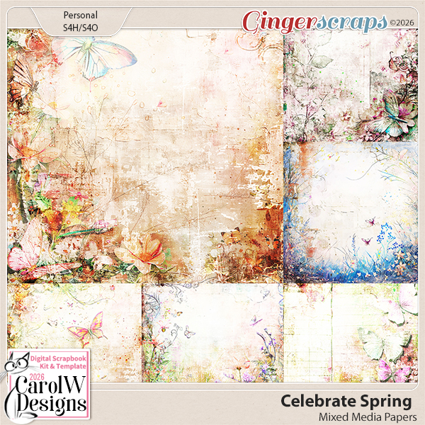 Celebrate Spring-Mixed Media Papers