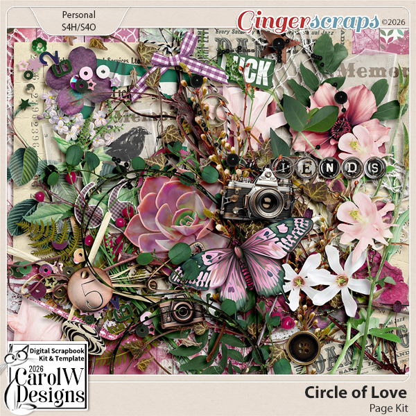 Circle of Love-Page Kit