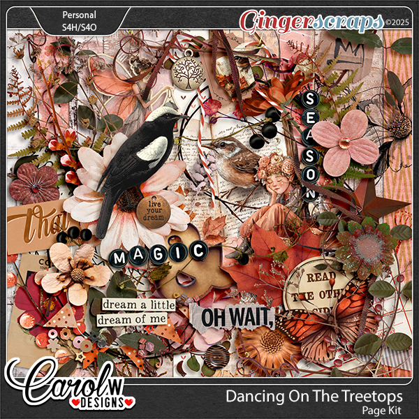 Dancing On The Treetops-Page Kit