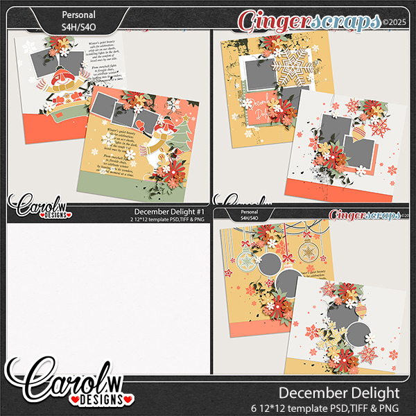 December Delight-Template Bundle