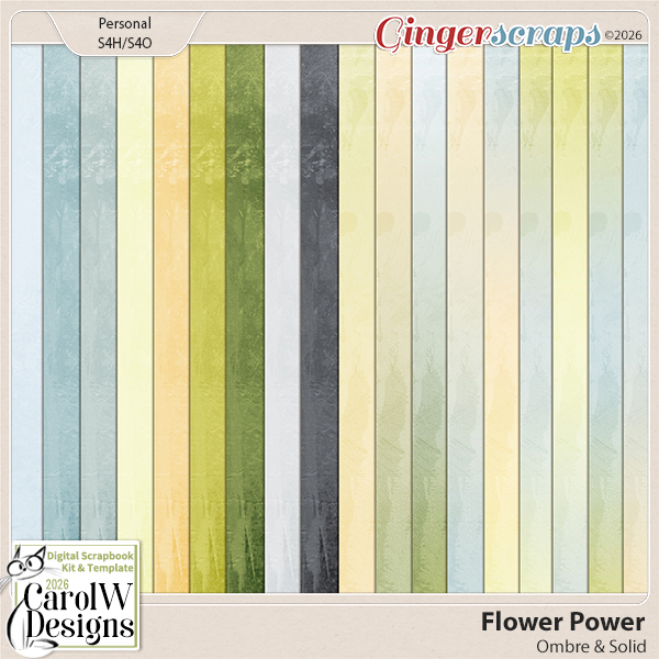 Flower Power Ombre & Solid