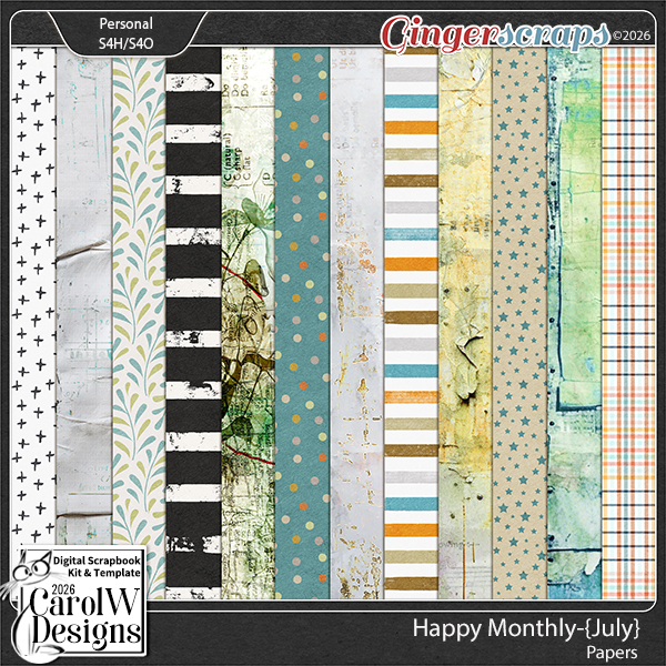 Happy Monthly-{July} Papers