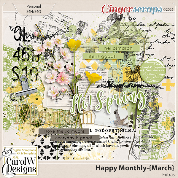 Happy Monthly-{March} Extras