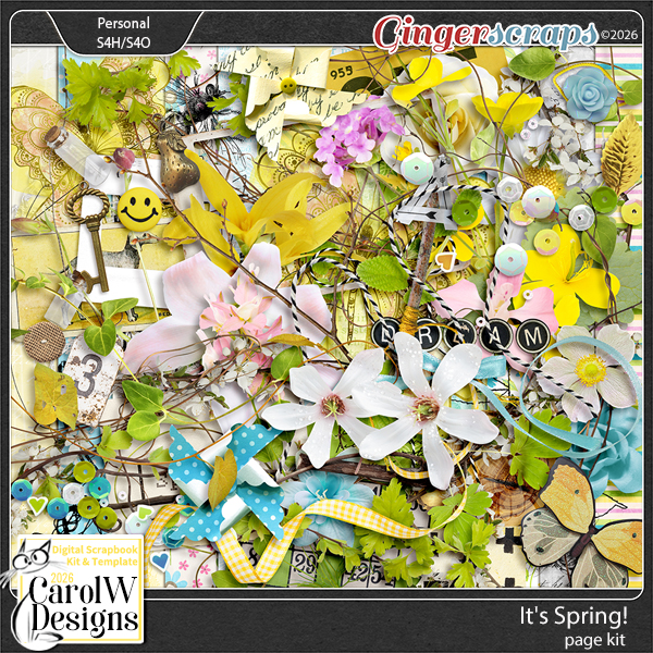 It's Spring! Page Kit