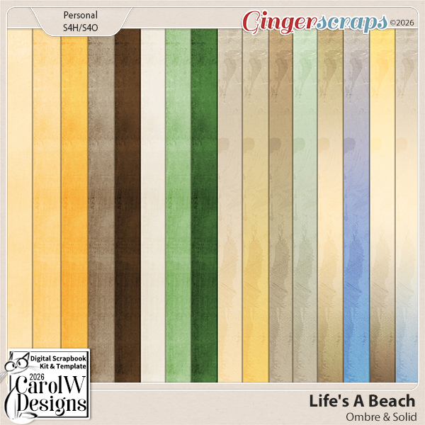 Life's A Beach-Ombre & Solid