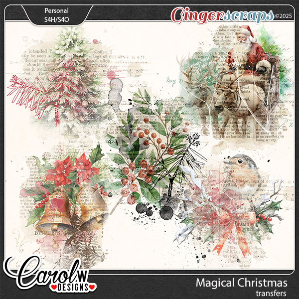 Magical Christmas-transfers