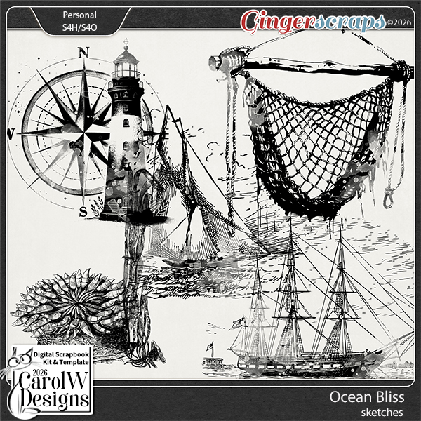 Ocean Bliss-Sketches 