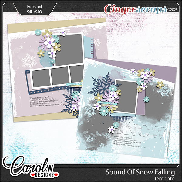 Sound Of Snow Falling-Template