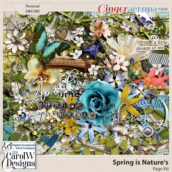 Spring is Nature's-Page Kit