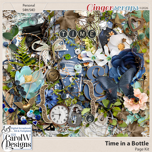Time in a Bottle-Page Kit