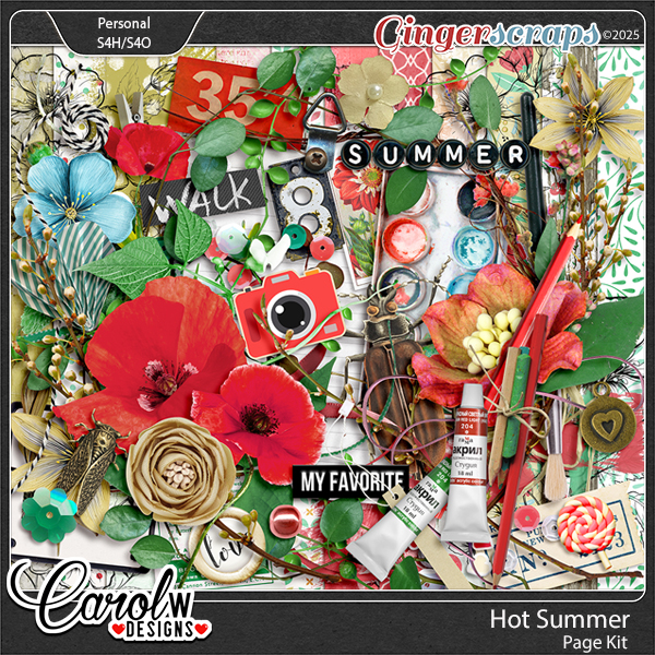 Hot Summer-Page Kit