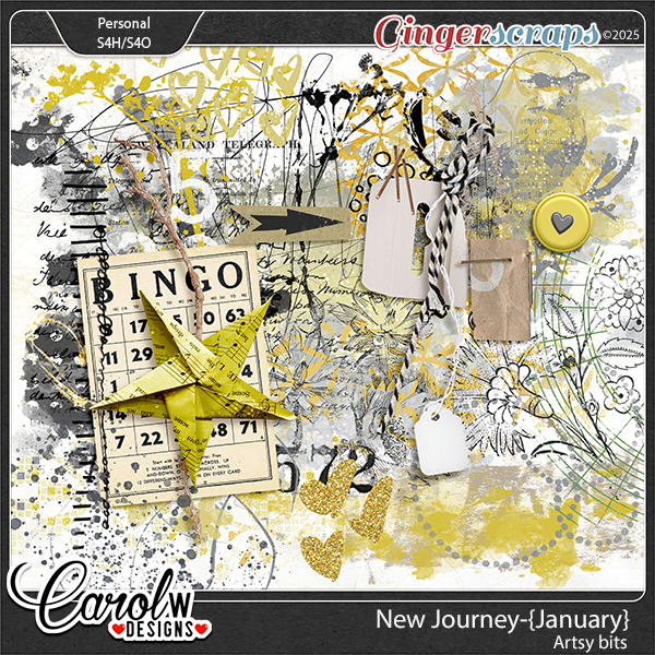 New Journey-{January}-Artsy bits