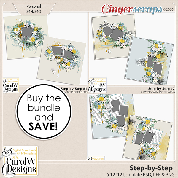 Step by Step-Template Bundle