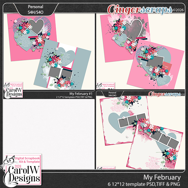 My February-Template Bundle