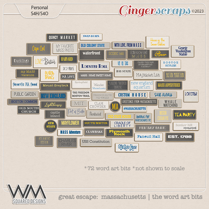 Great Escape: Massachusetts | The Word Art Bits