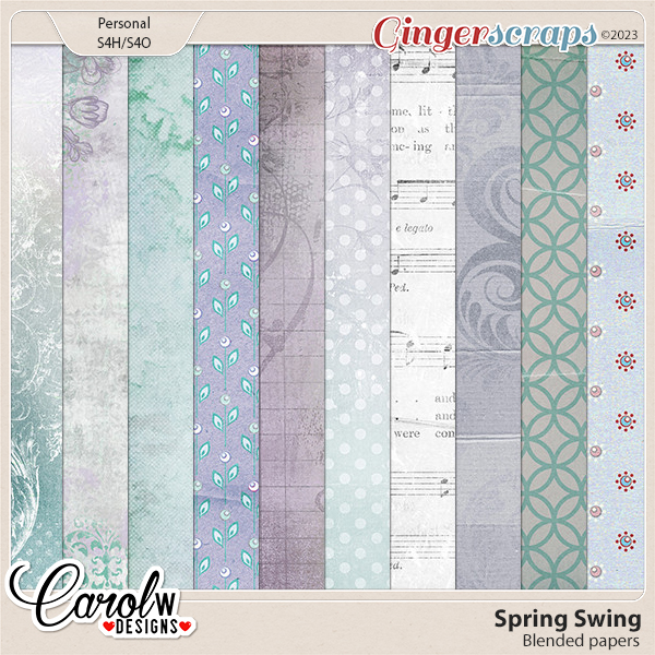 Spring Swing-Blended Paper