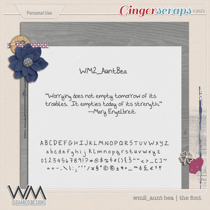 wm2_Aunt Bea | The Font