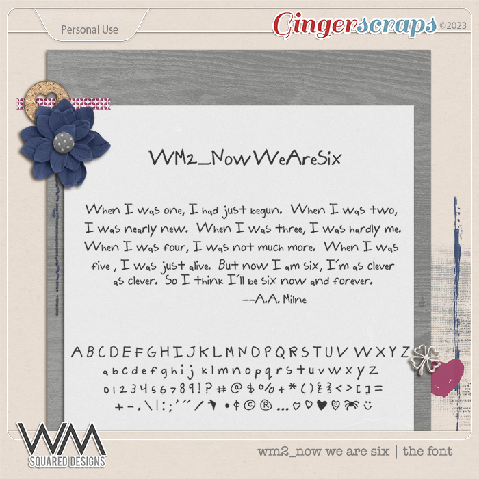 wm2_Now We Are Six | The Font