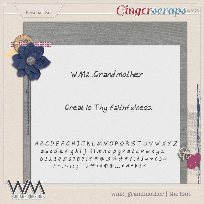 wm2_Grandmother | The Font