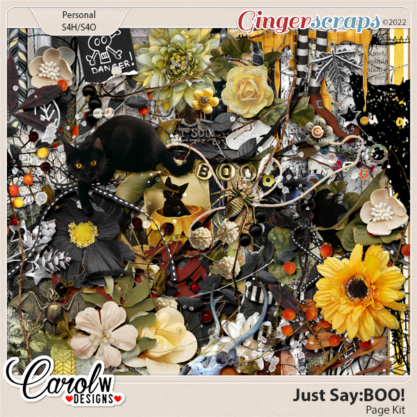 Just Say:BOO!-Page Kit