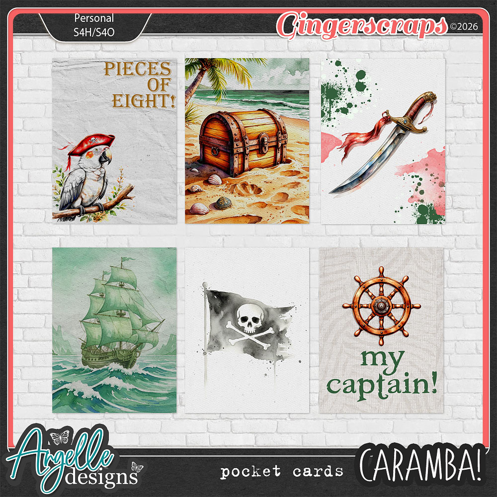 Caramba POCKET CARDS by Angelle Designs