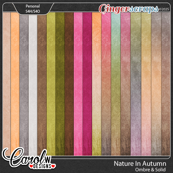 Nature In Autumn-Ombre & Solid