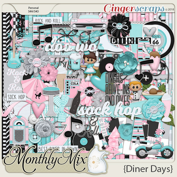 GingerBread Ladies Monthly Mix: Diner Days