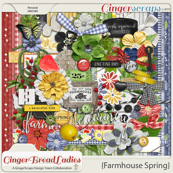 GingerBread Ladies Collab: Farmhouse Spring