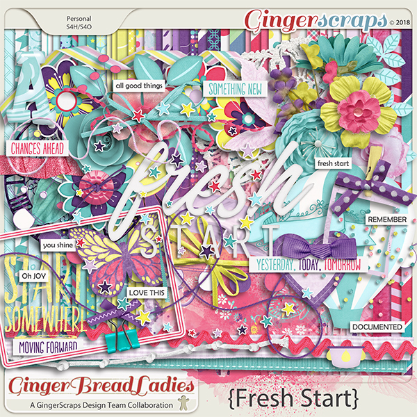 GingerBread Ladies Collab: Fresh Start {2018}