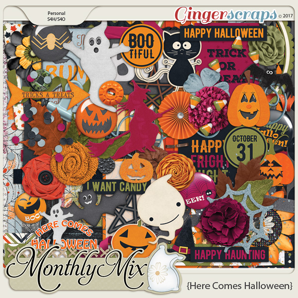 GingerBread Ladies Monthly Mix: Here Comes Halloween