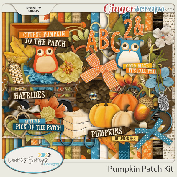 Pumpkin Patch Page Kit