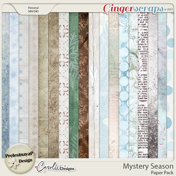 Mystery Season Paper by PrelestnayaP Design and CarolW Designs